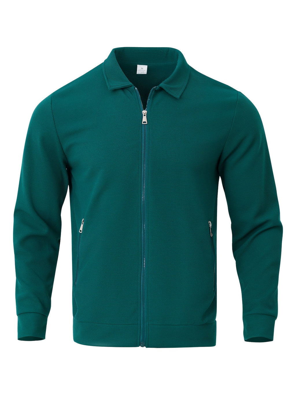 Men's Sports Lapel Zip Jacket-Jacket-Azzella London