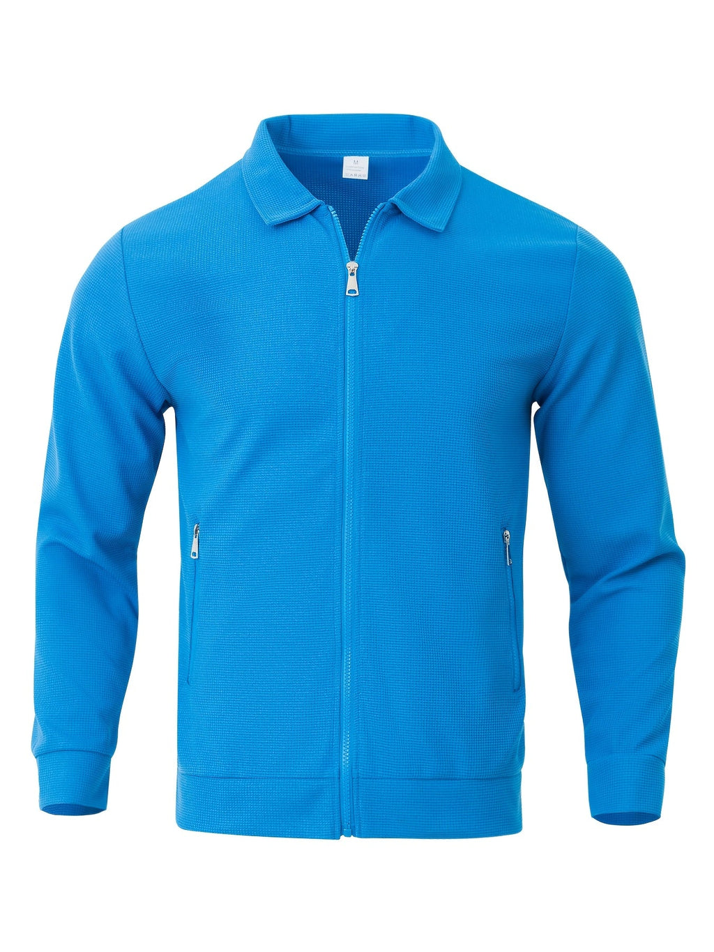 Men's Sports Lapel Zip Jacket-Jacket-Azzella London