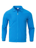 Men's Sports Lapel Zip Jacket-Jacket-Azzella London