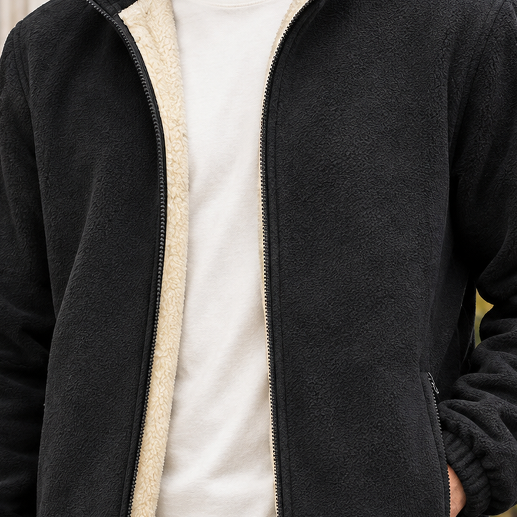 Men's Stand Collar Jacket Cashmere-Azzella London