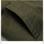 Men's Stand Collar Jacket Cotton Black 2-Azzella London