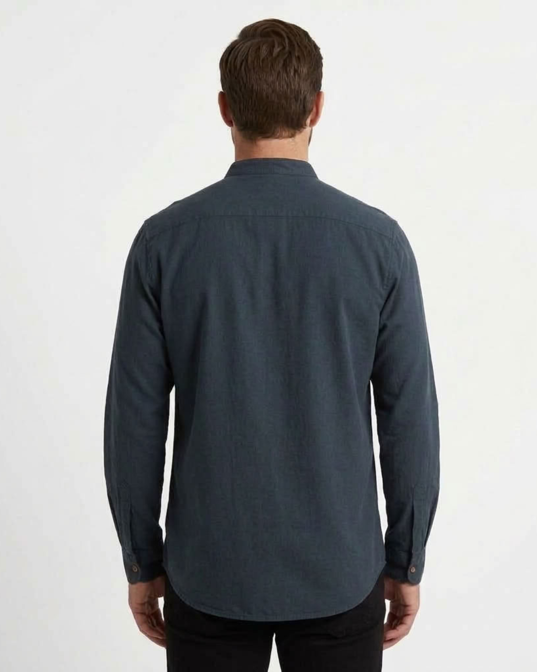 Men's Stand Collar Shirt-Azzella London