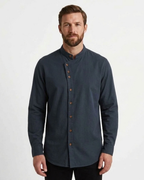Men's Stand Collar Shirt-Azzella London
