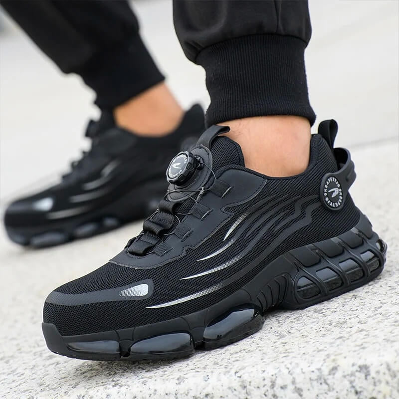 Men's Steel Toe Safety Sneakers-Azzella London