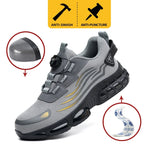 Men's Steel Toe Safety Sneakers-Azzella London