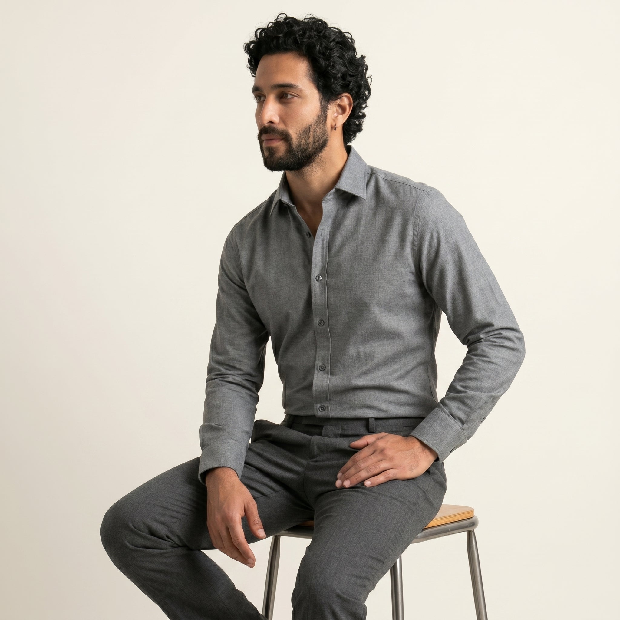 Men's Stretch Dress Shirt-Azzella London