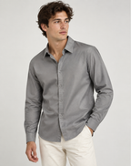 Men's Stretch Wrinkle Shirt-Azzella London