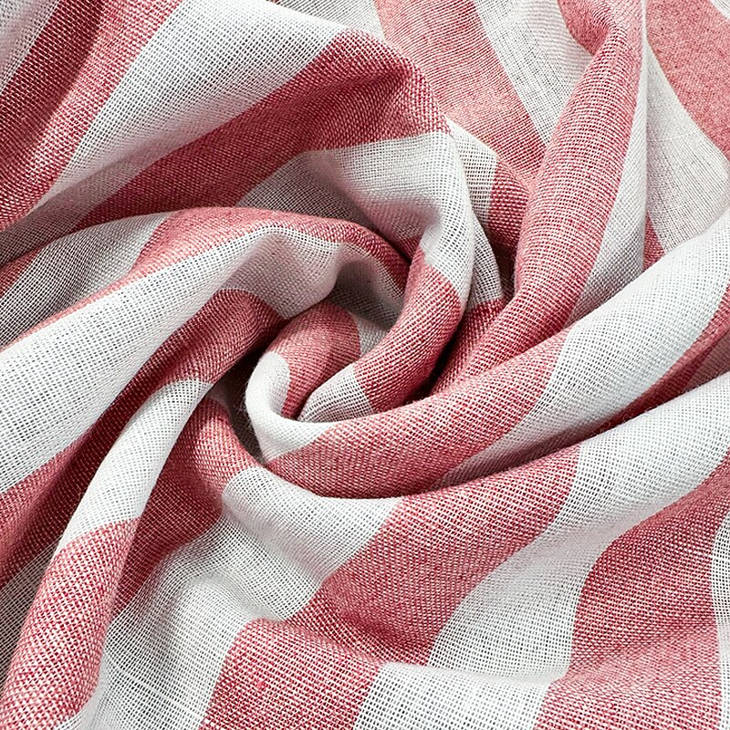 Men's Striped Cotton-Linen Shirt-Shirt-Azzella London