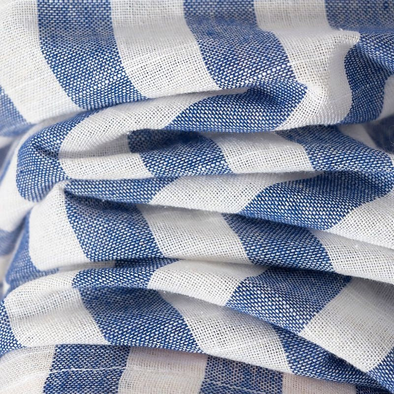 Men's Striped Cotton-Linen Shirt-Shirt-Azzella London