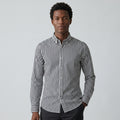 Men's Striped Cotton Summer Shirt-Azzella London
