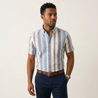 Men's Tailored Cotton Button-Up Shirt-Azzella London