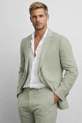 Men’s Tailored Two-Piece Blazer and Trouser Smart Suit-Azzella London