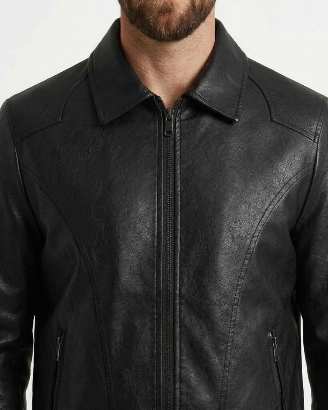 Men's Tailored Zip Jacket-Azzella London