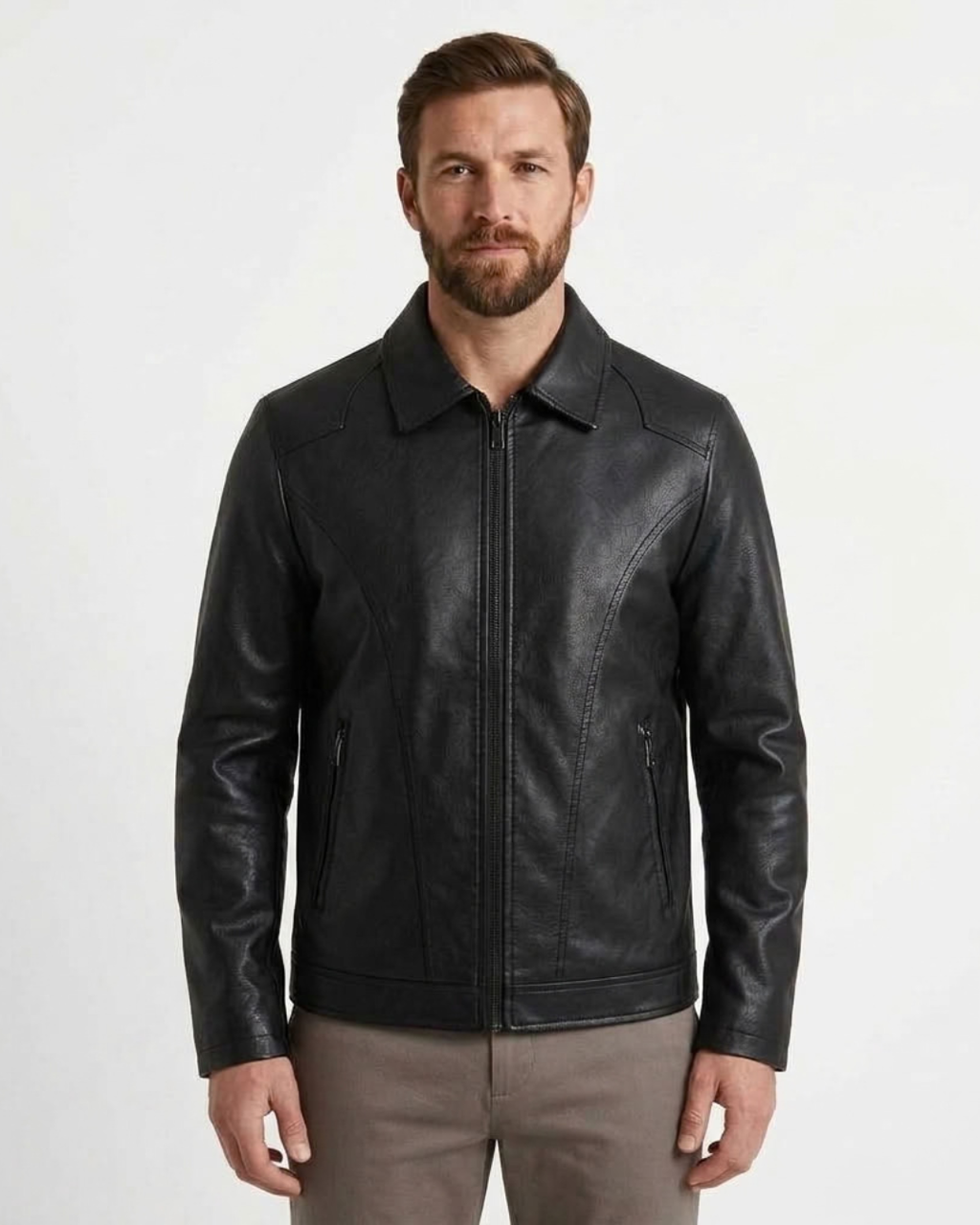 Men's Tailored Zip Jacket-Azzella London