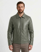 Men's Tailored Zip Jacket-Azzella London