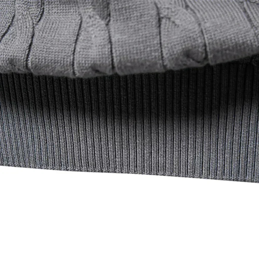 Men's Textured Cable Sweater-Sweater-Azzella London