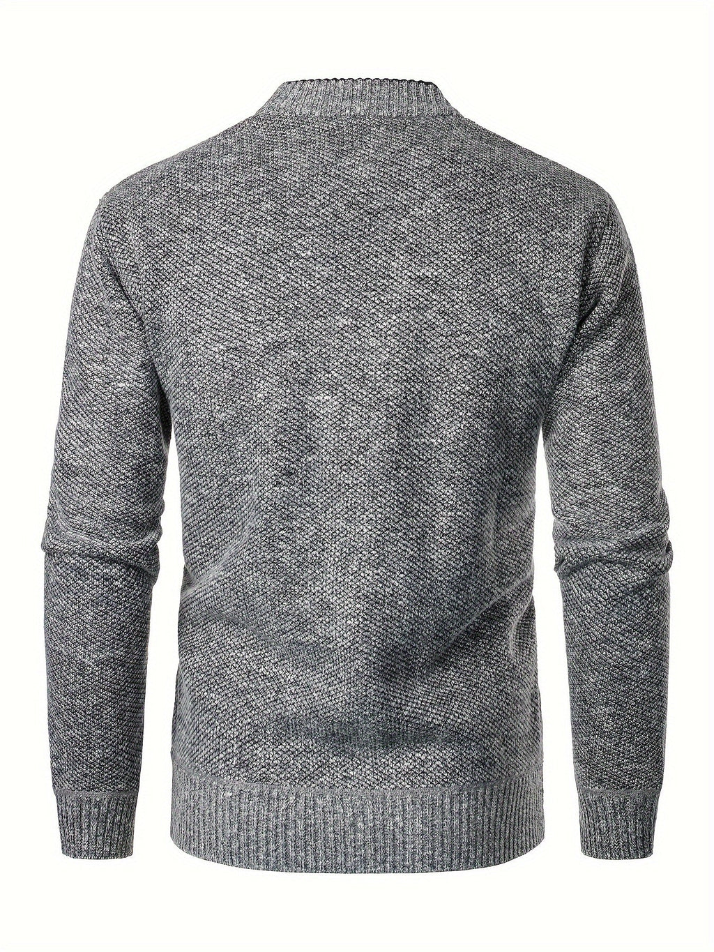 Men's V-Neck Knit Cardigan-Cardigan-Azzella London