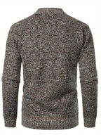 Men's V-Neck Knit Cardigan-Cardigan-Azzella London