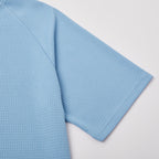 Men's V-Neck Waffle T-Shirt-T-Shirt-Azzella London