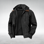 Men's Vintage Hooded Jacket-Jacket-Azzella London