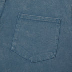 Men's Vintage-Wash Cotton Henley Tee-T-Shirt-Azzella London