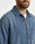 Men's Vintage Wash Shirt-Azzella London