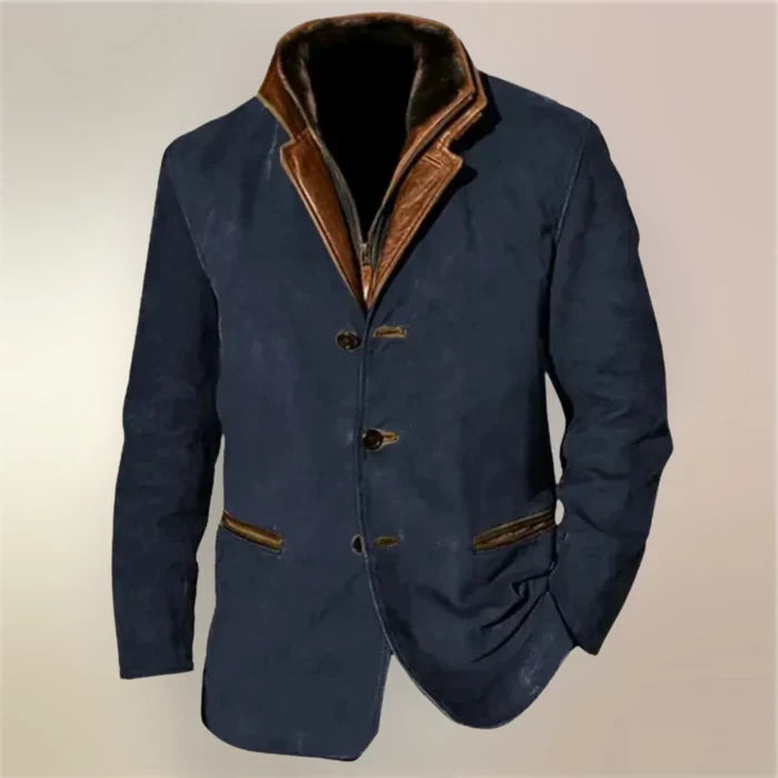 Men's Vintage Winter Jacket-Winter Jacket-Azzella London