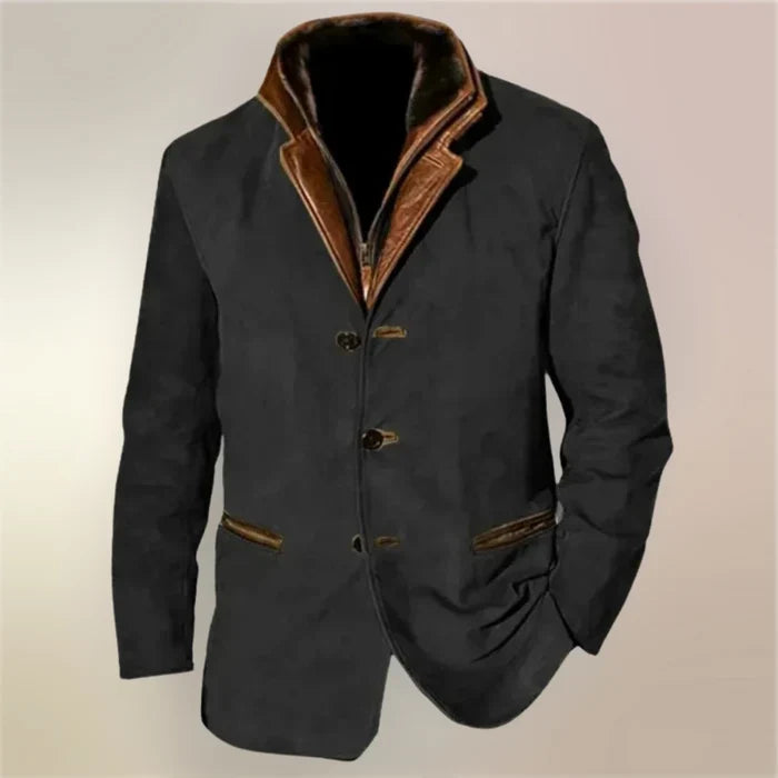 Men's Vintage Winter Jacket-Winter Jacket-Azzella London