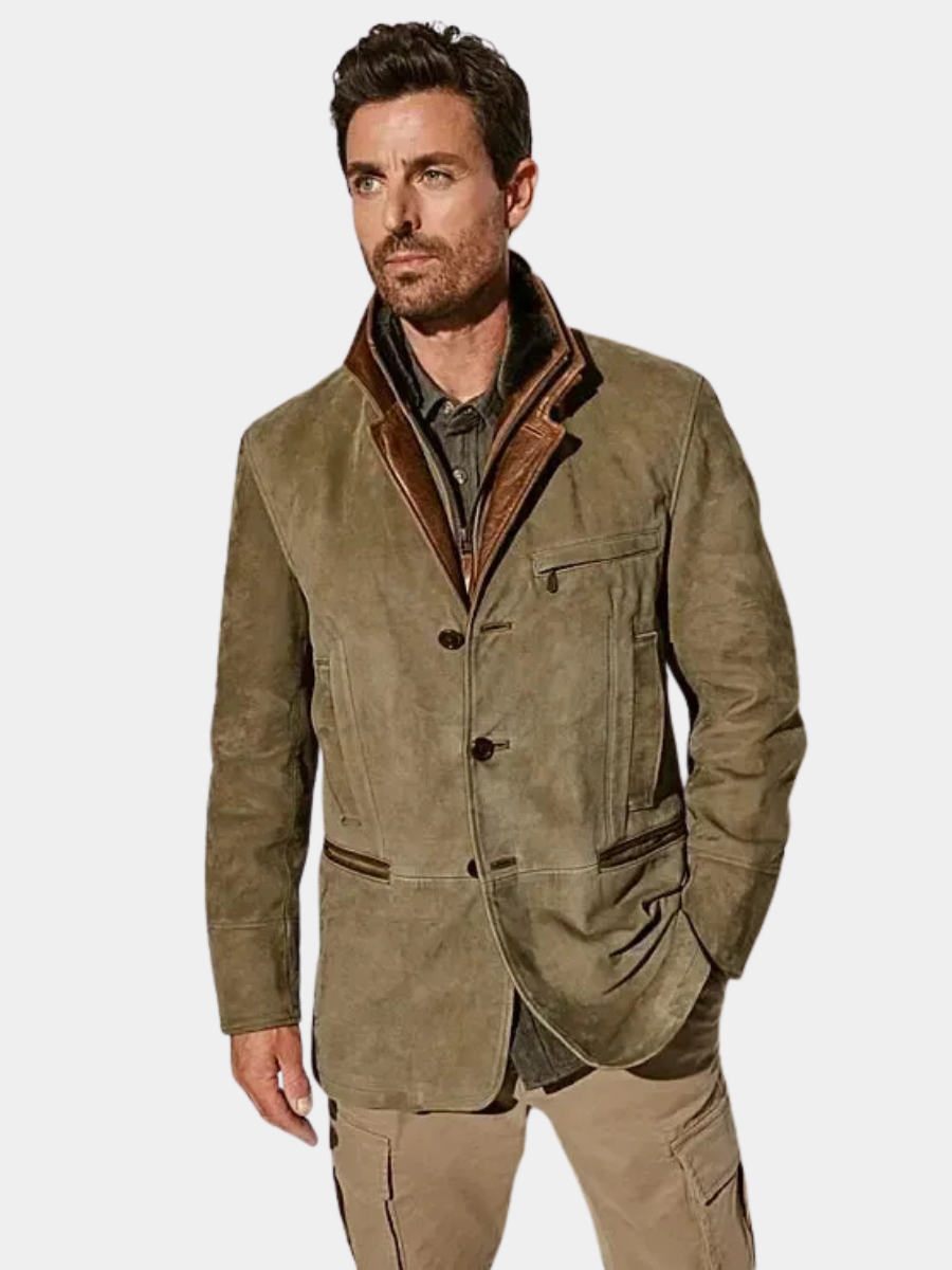 Men's Vintage Winter Jacket-Winter Jacket-Azzella London