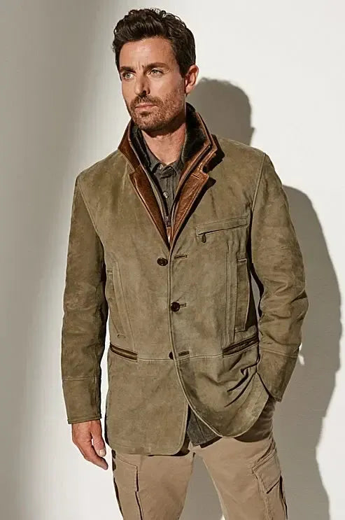 Men's Vintage Winter Jacket-Winter Jacket-Azzella London