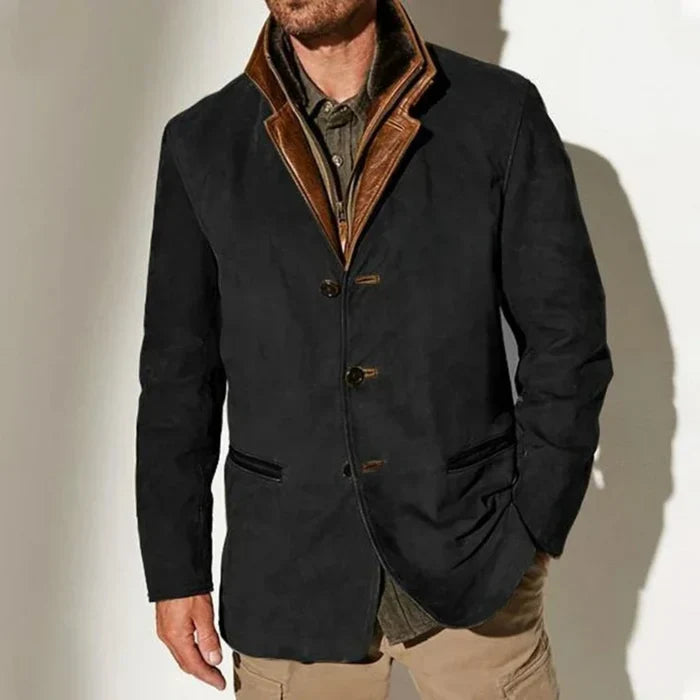 Men's Vintage Winter Jacket-Winter Jacket-Azzella London