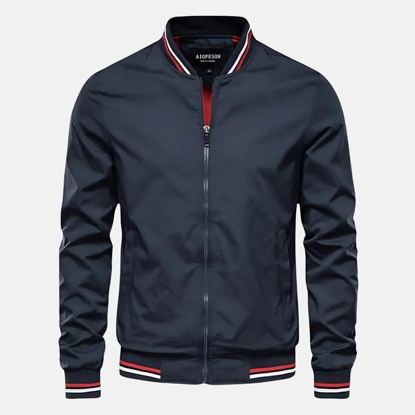 Men's Water Repellent Bomber Jacket-Bomber Jacket-Azzella London