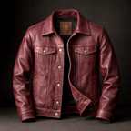 Men's Western Style Trucker Jacket-Azzella London
