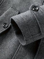 Men's Wool Blend Tweed Jacket-Jacket-Azzella London
