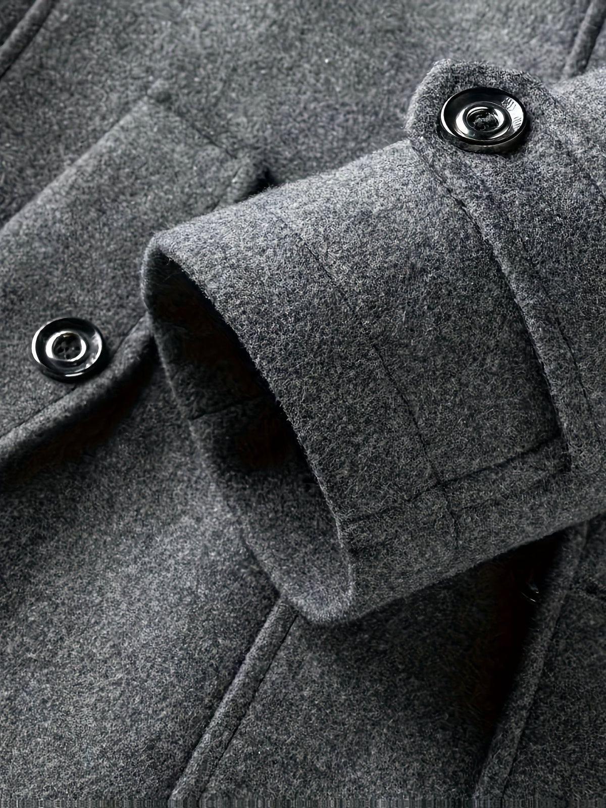 Men's Wool Blend Tweed Jacket-Jacket-Azzella London