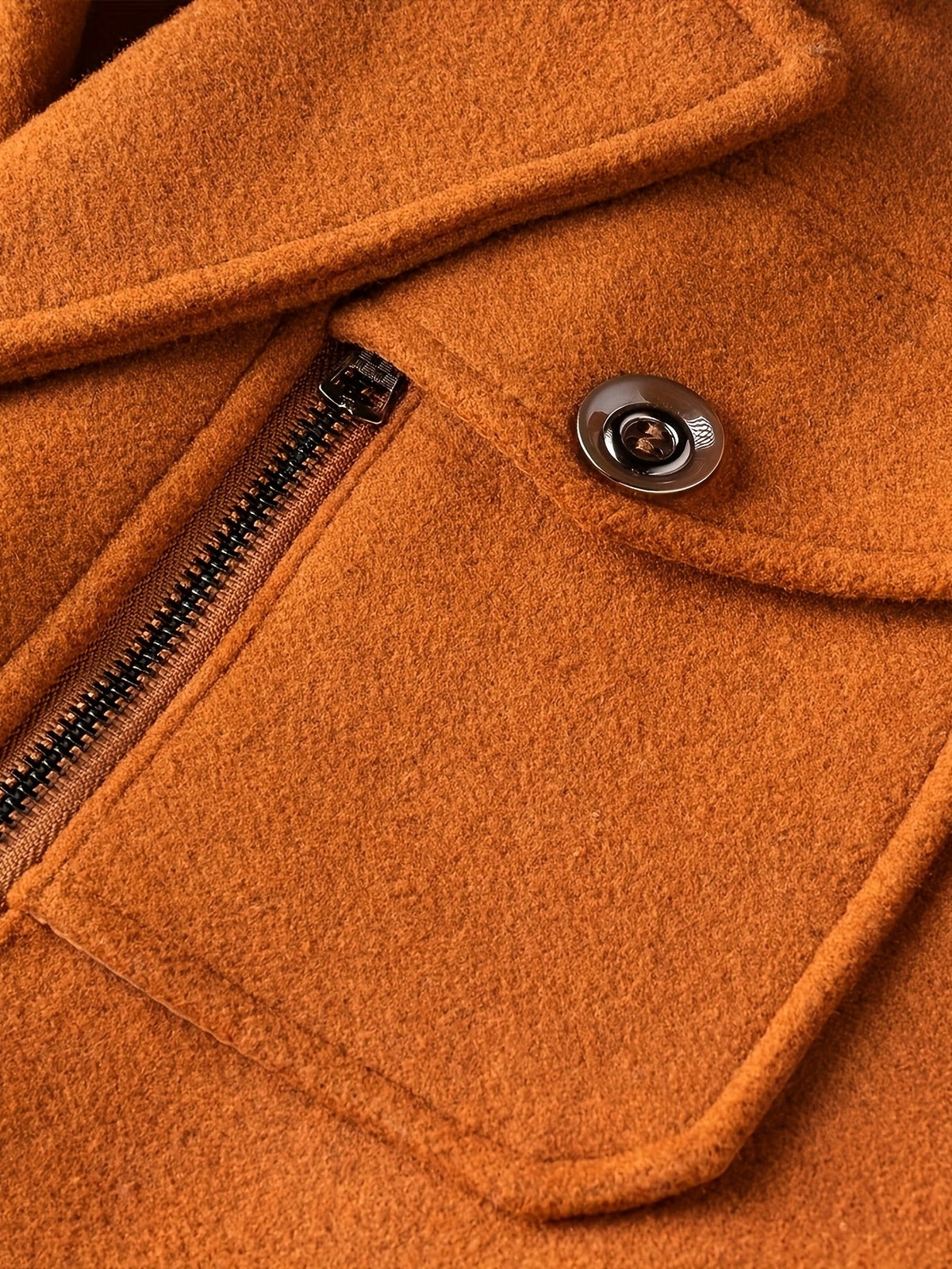 Men's Wool Blend Tweed Jacket-Jacket-Azzella London