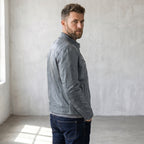 Men's Zip-Front Biker Jacket-Azzella London