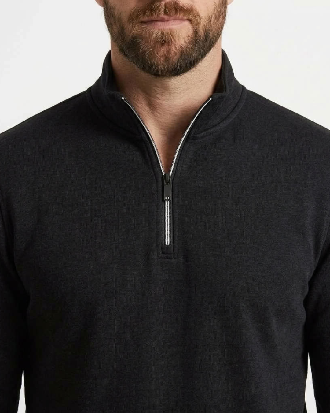 Men's Zip Neck Sweater-Azzella London