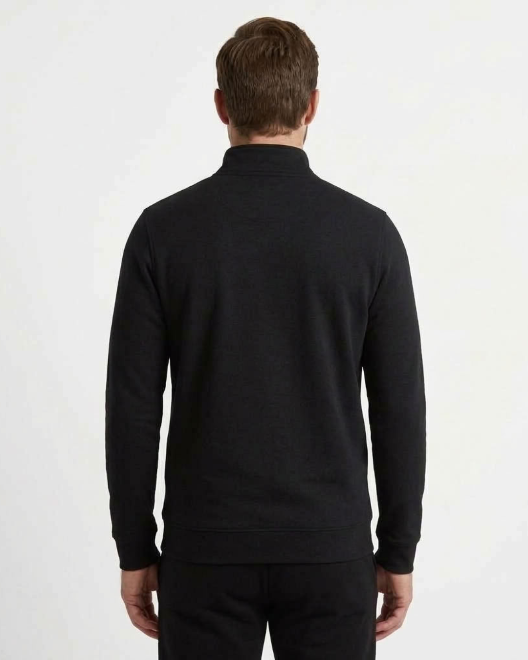 Men's Zip Neck Sweater-Azzella London