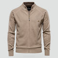 Men's Zip Slim Turtleneck Sweater-Azzella London