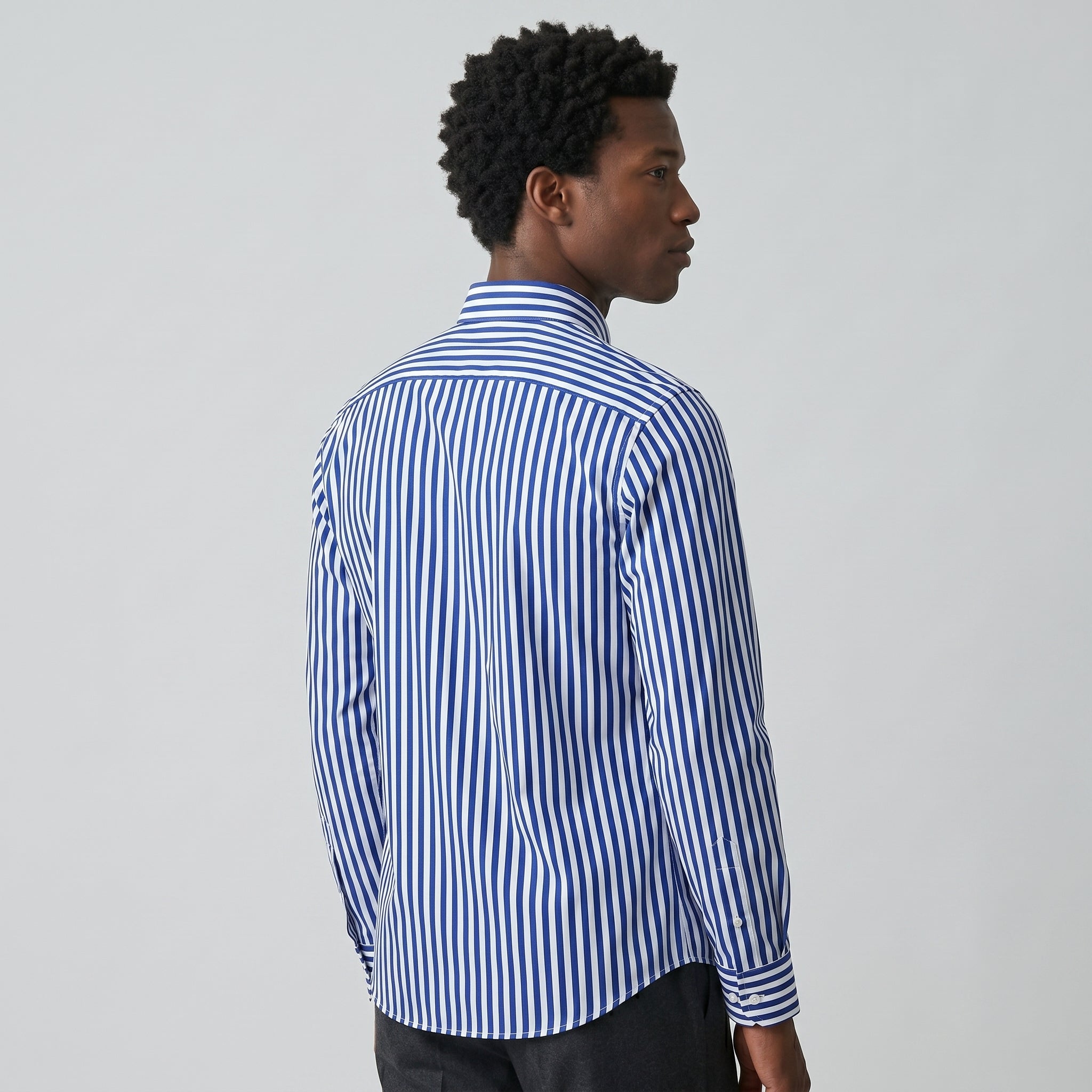 Men's Striped Cotton Summer Shirt