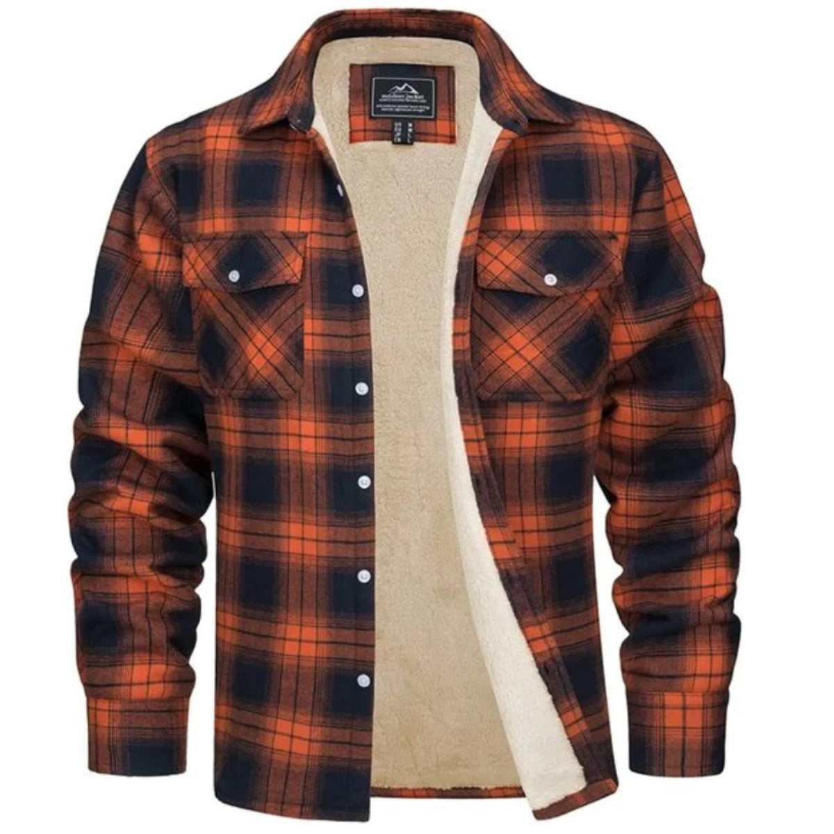 Men's Check Plush Jacket
