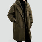 Men's Adjustable Hood Rain Jacket