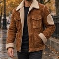 Men's Fitted Contrast Utility Jacket