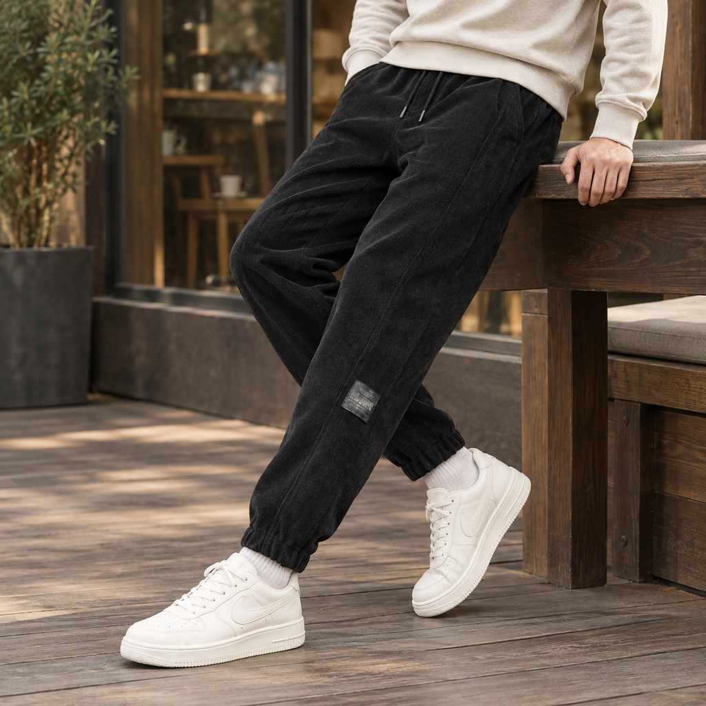 Men's Corded Texture Joggers