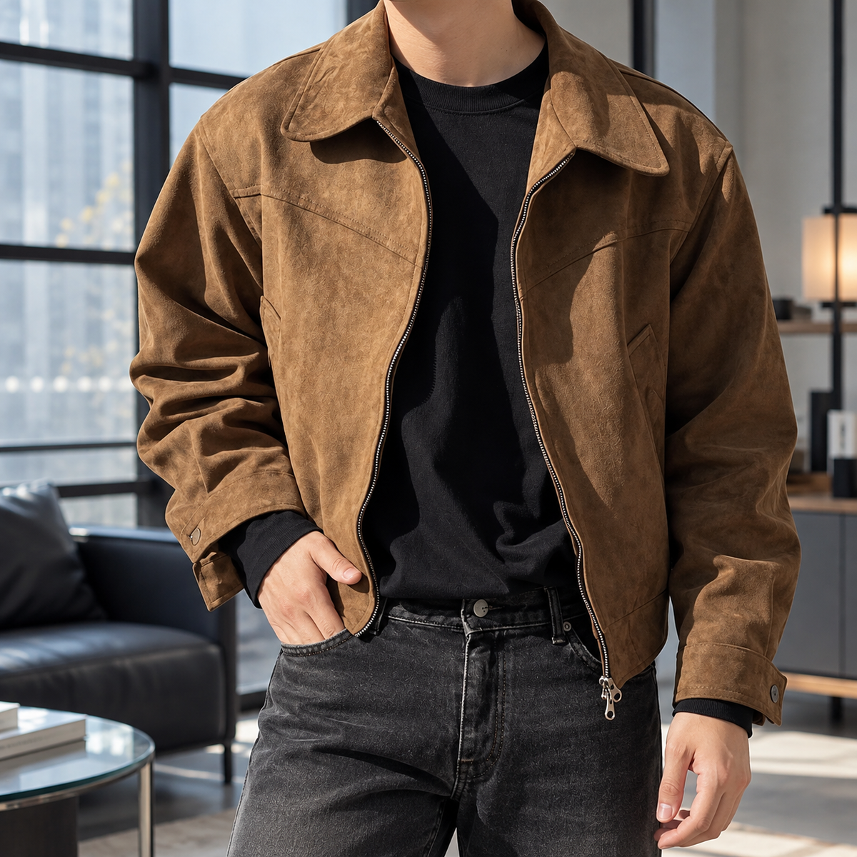 Men's Short Pointed Jacket