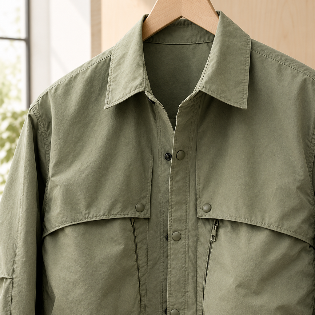 Men's Point Collar Overshirt