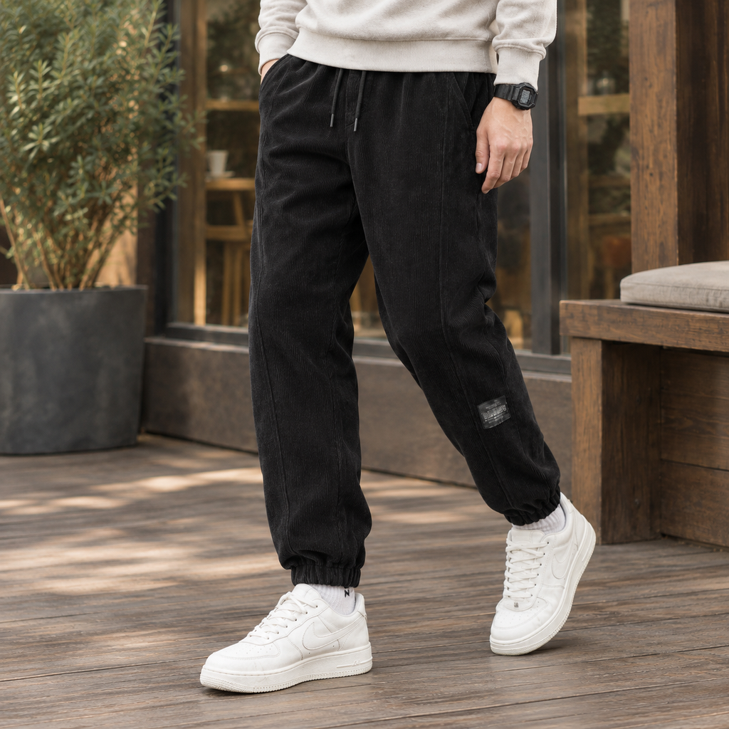 Men's Corded Texture Joggers