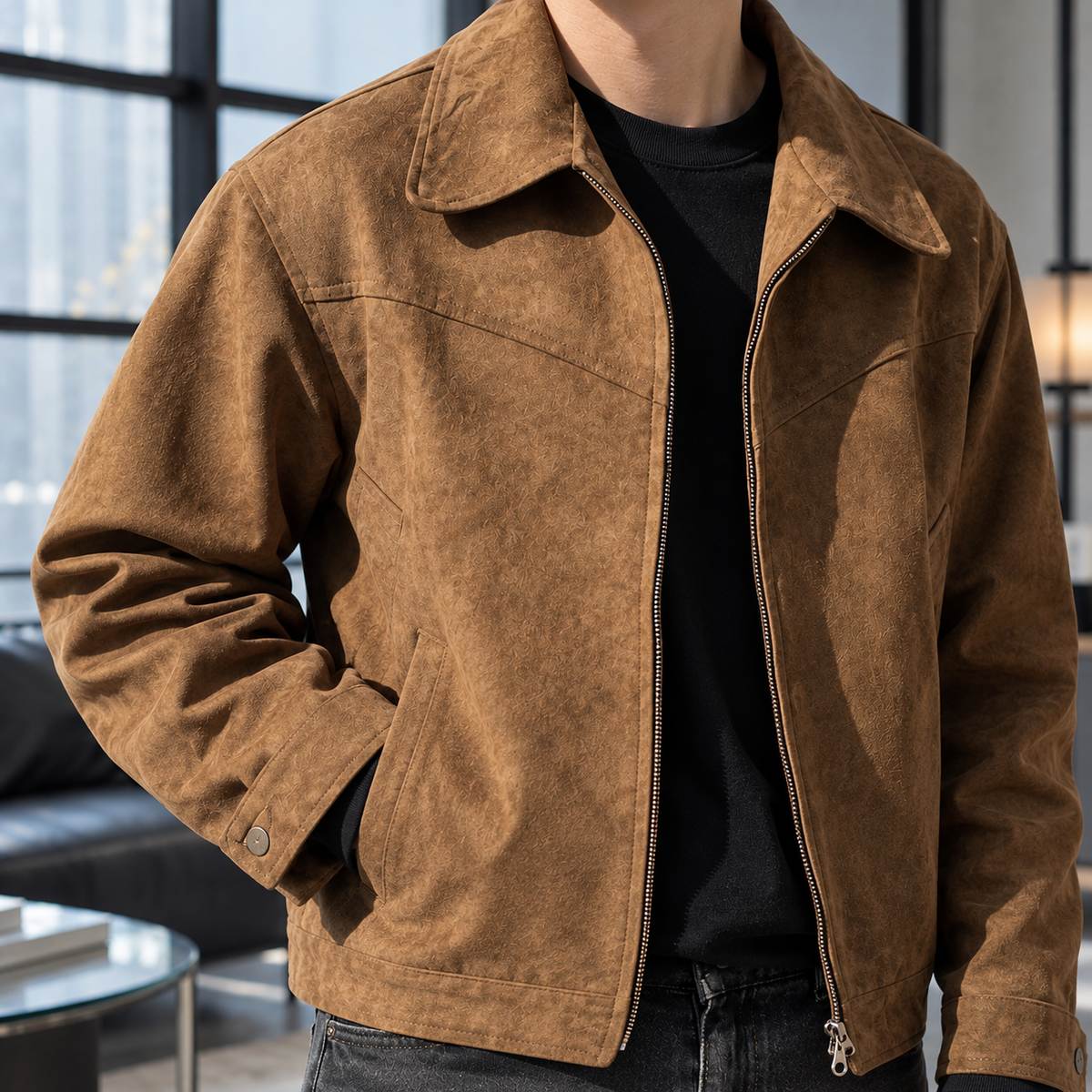 Men's Short Pointed Jacket
