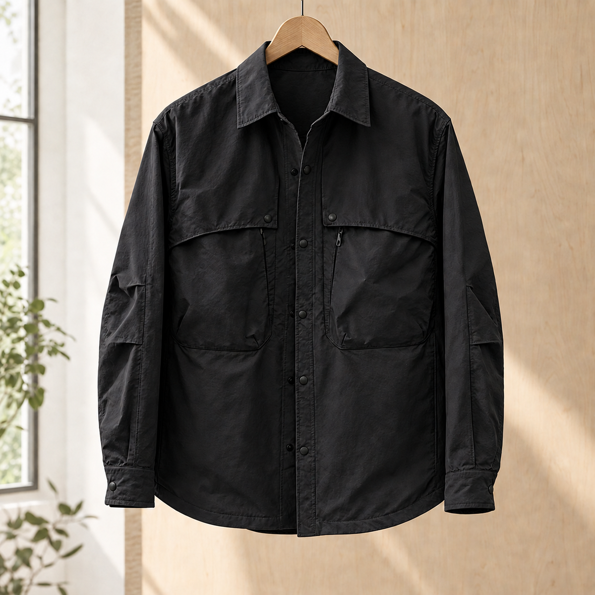 Men's Point Collar Overshirt